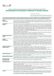 Dichiarazione di successione